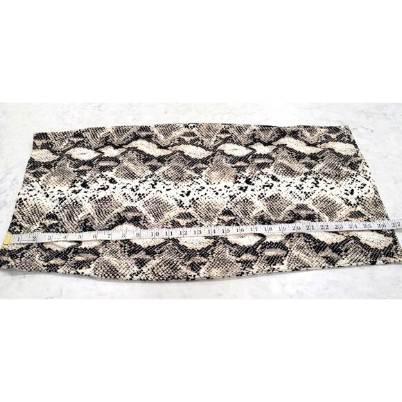 Love J Snake Print Bodycon Pencil Skirt Soft Polyester Blend Size M - Picture 7 of 7